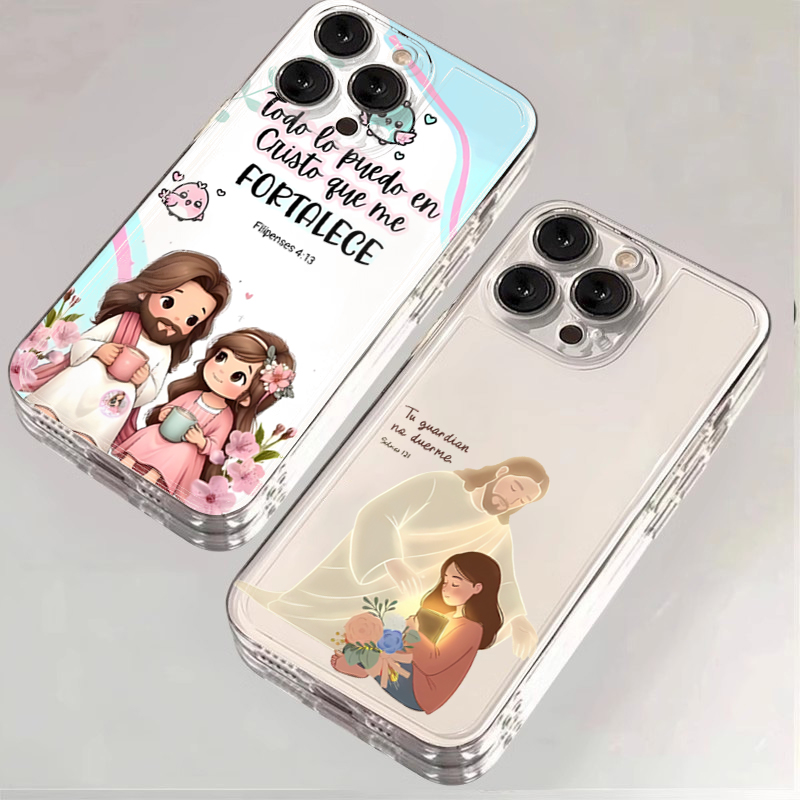 Xiaomi Redmi Note 14 - 만화 예수와 나 성경 구절 프린트