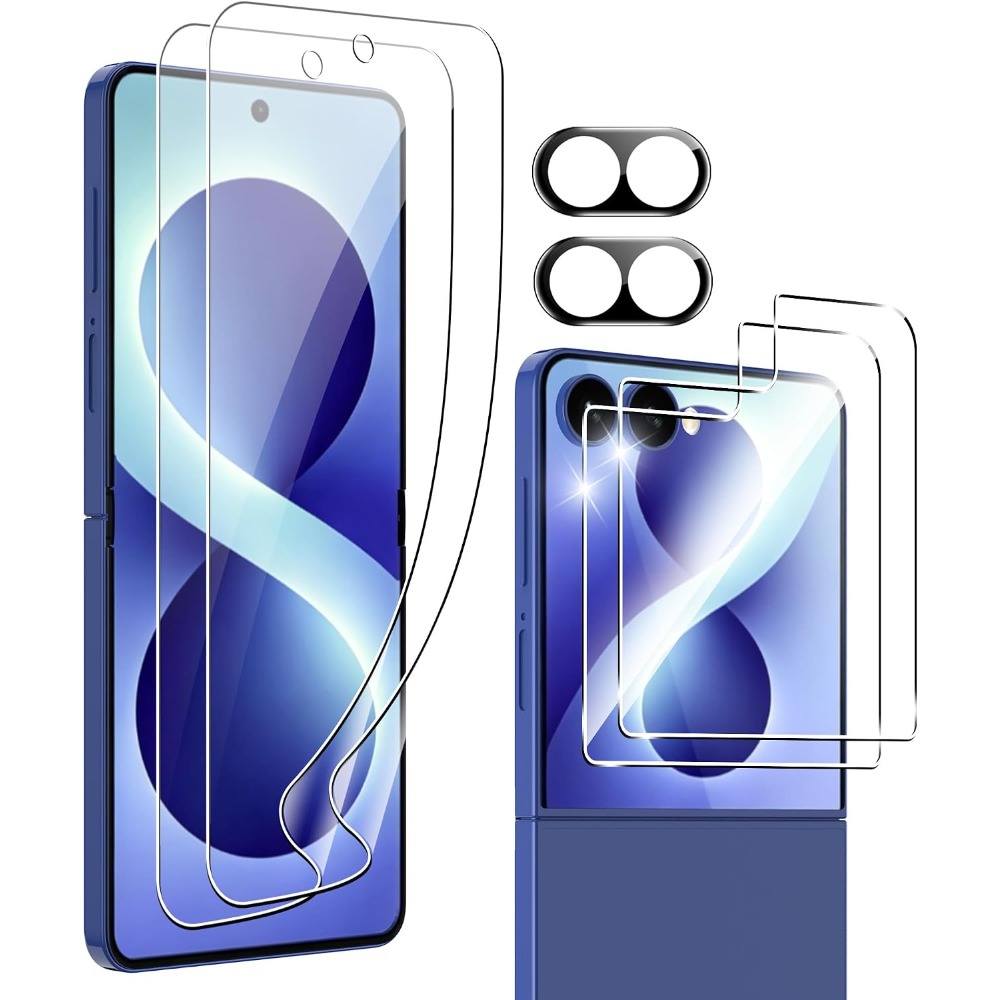 Tempered Glass Screen 9H - 삼성 갤럭시 Z 플립 8 HD
