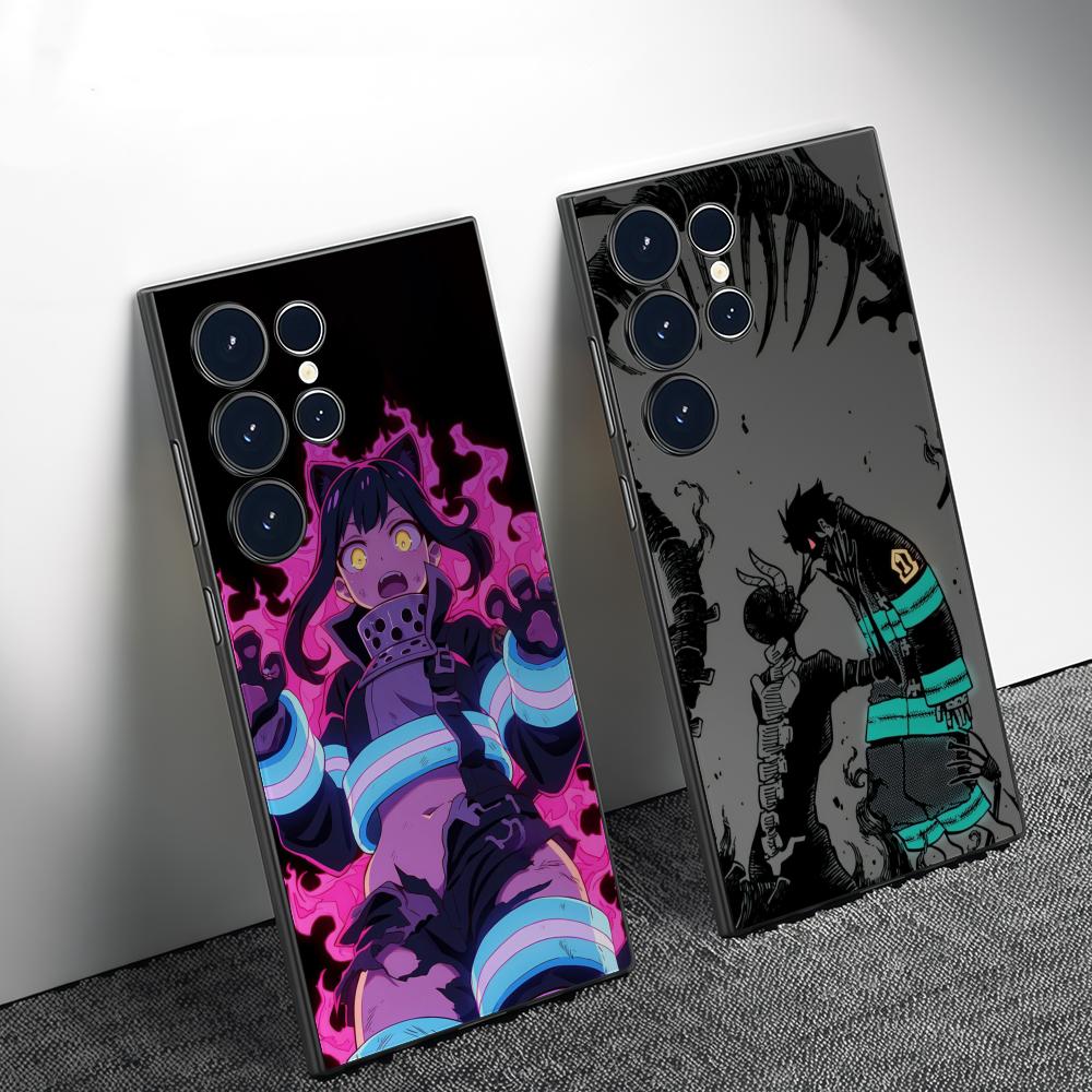 Samsung Galaxy S25 - 애니메이션 F-파이어 포스 폰 케이스 삼성