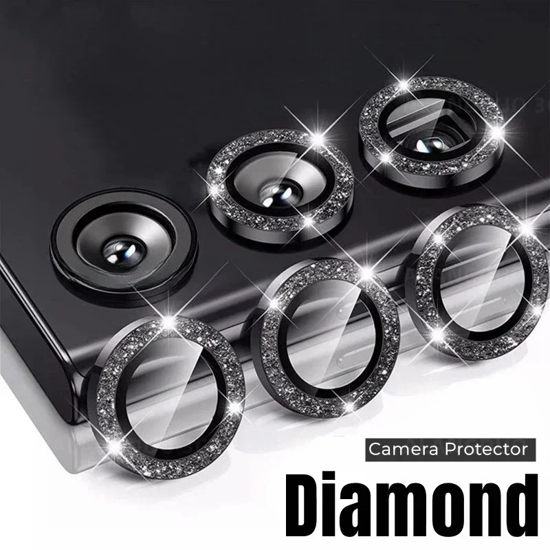 샤이니 다이아몬드 메탈 링 카메라 렌즈 보호 커버 (삼 - Tempered Glass Screen 9H 리뷰 및 가격
