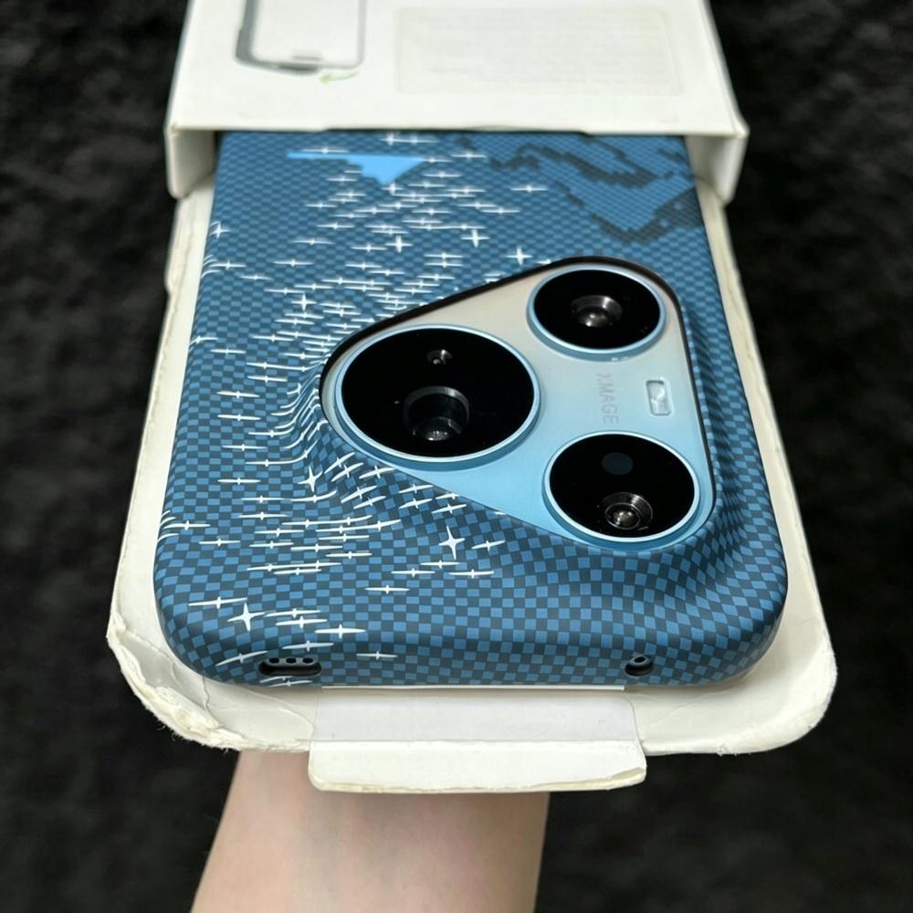 럭셔리 초슬림 PC 카본 파이버 케블라 텍스처 휴대폰  - Huawei Pura 70 리뷰 및 가격