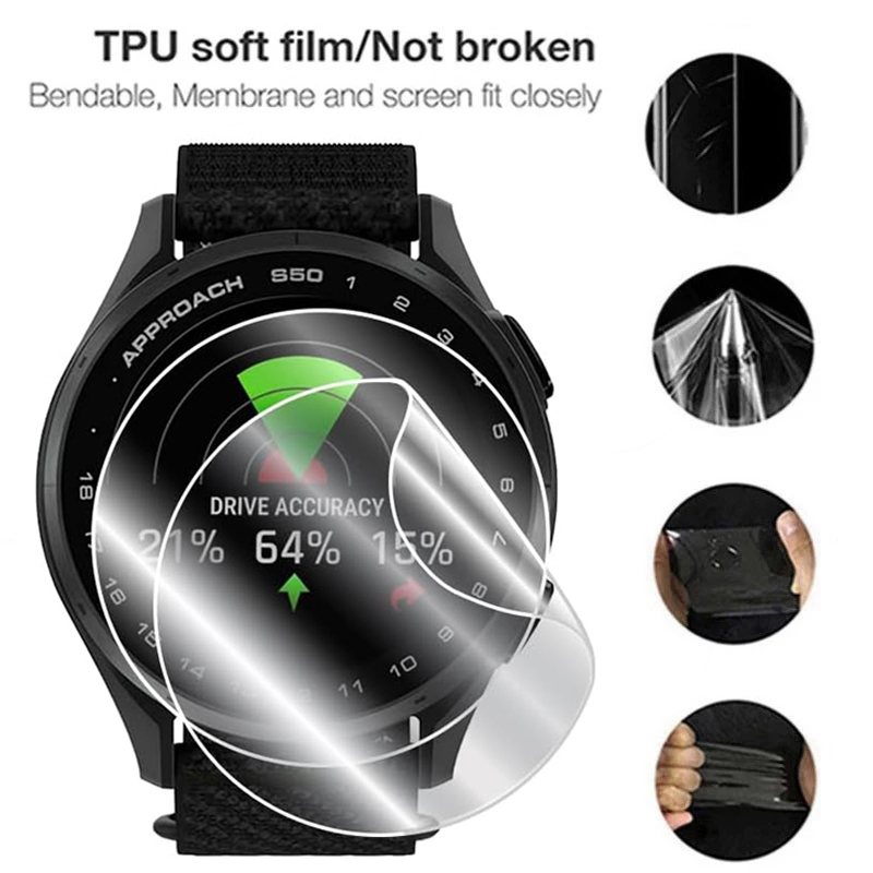 Garmin Approach S50 시계 커버 보호 필 - Hydrogel Screen Protector 리뷰 및 가격
